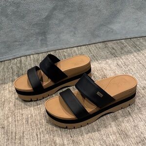 Black Platform Sandals